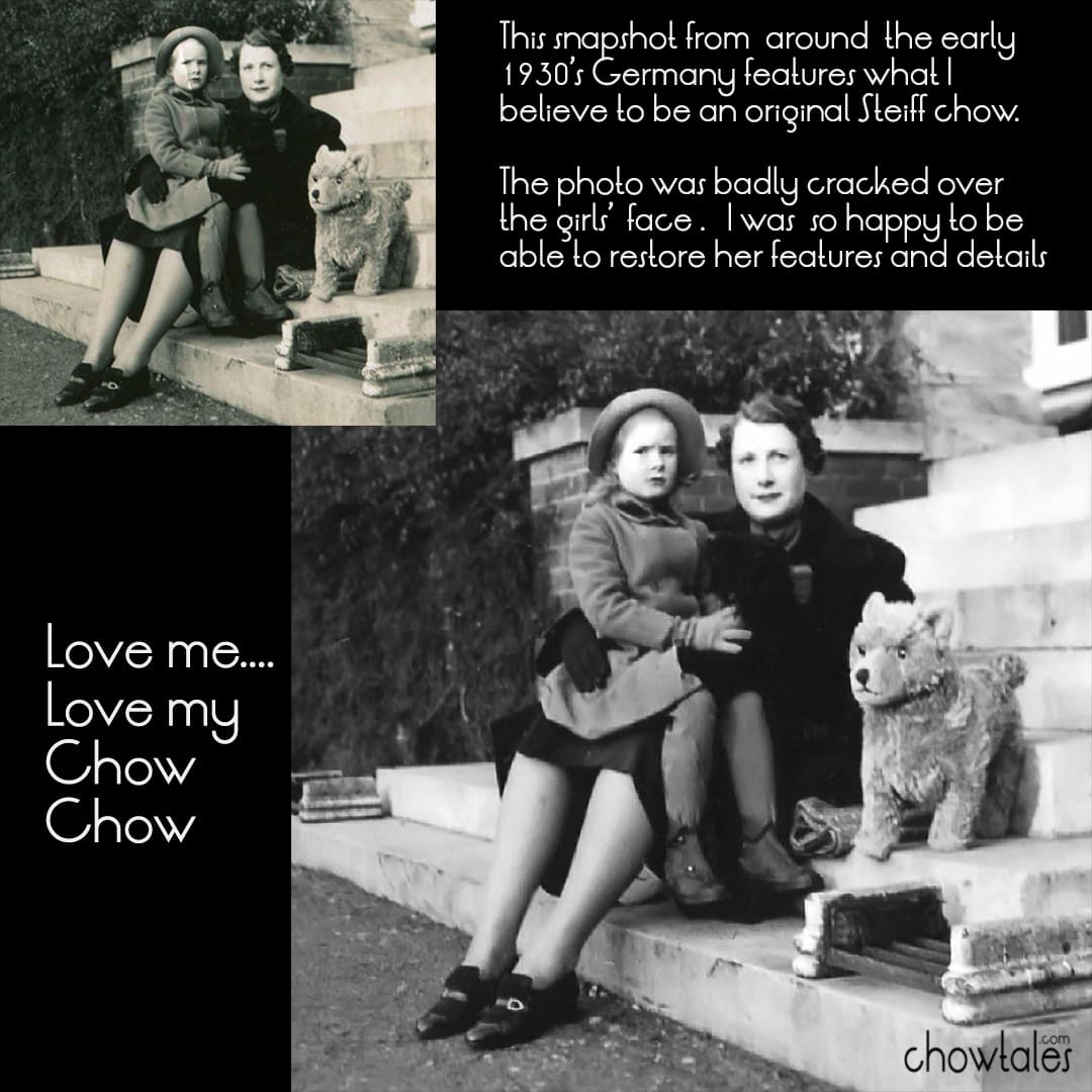 1930S GIRL STEIFF COLLAGE