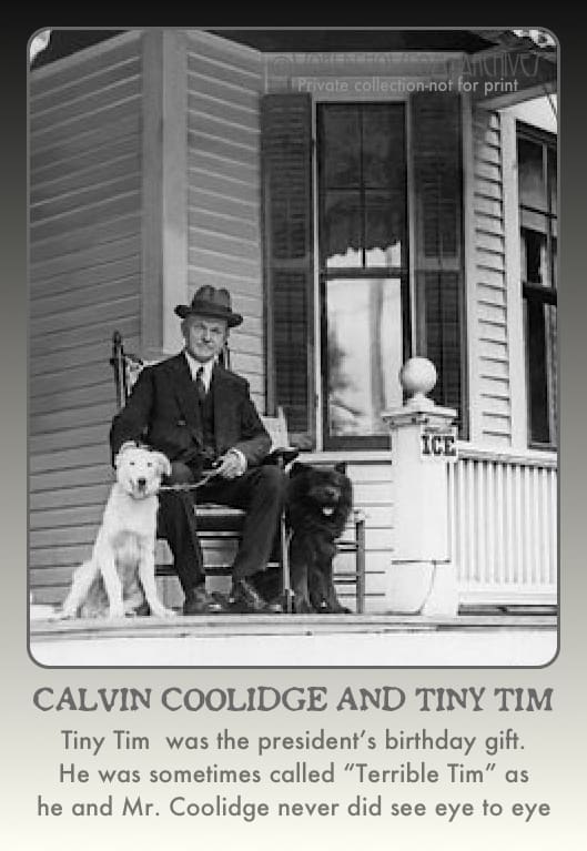 Grace and Calvin Coolidge