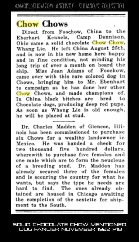 I found this in Dog Fancier nov 1922 p18