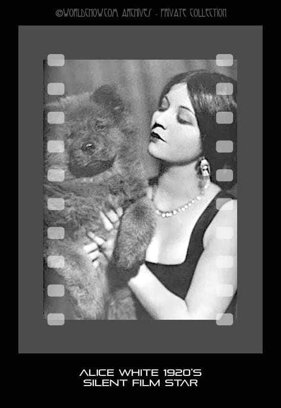 ALICE WHITE alice white,silent films