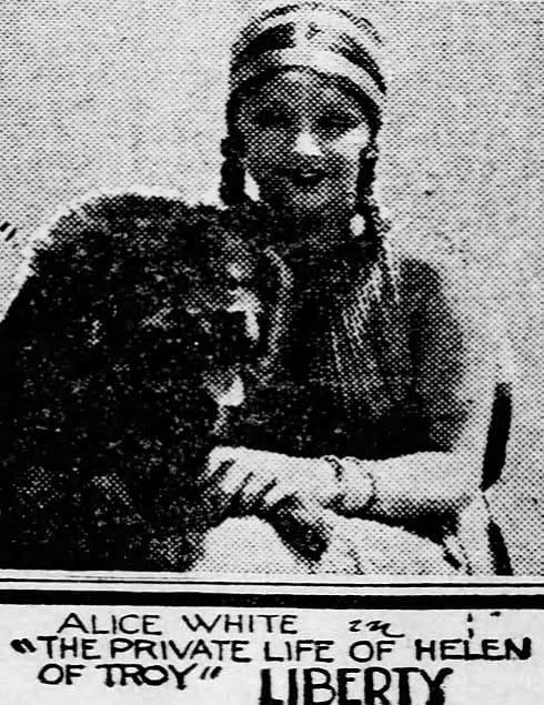 Newsclipping Alice White 