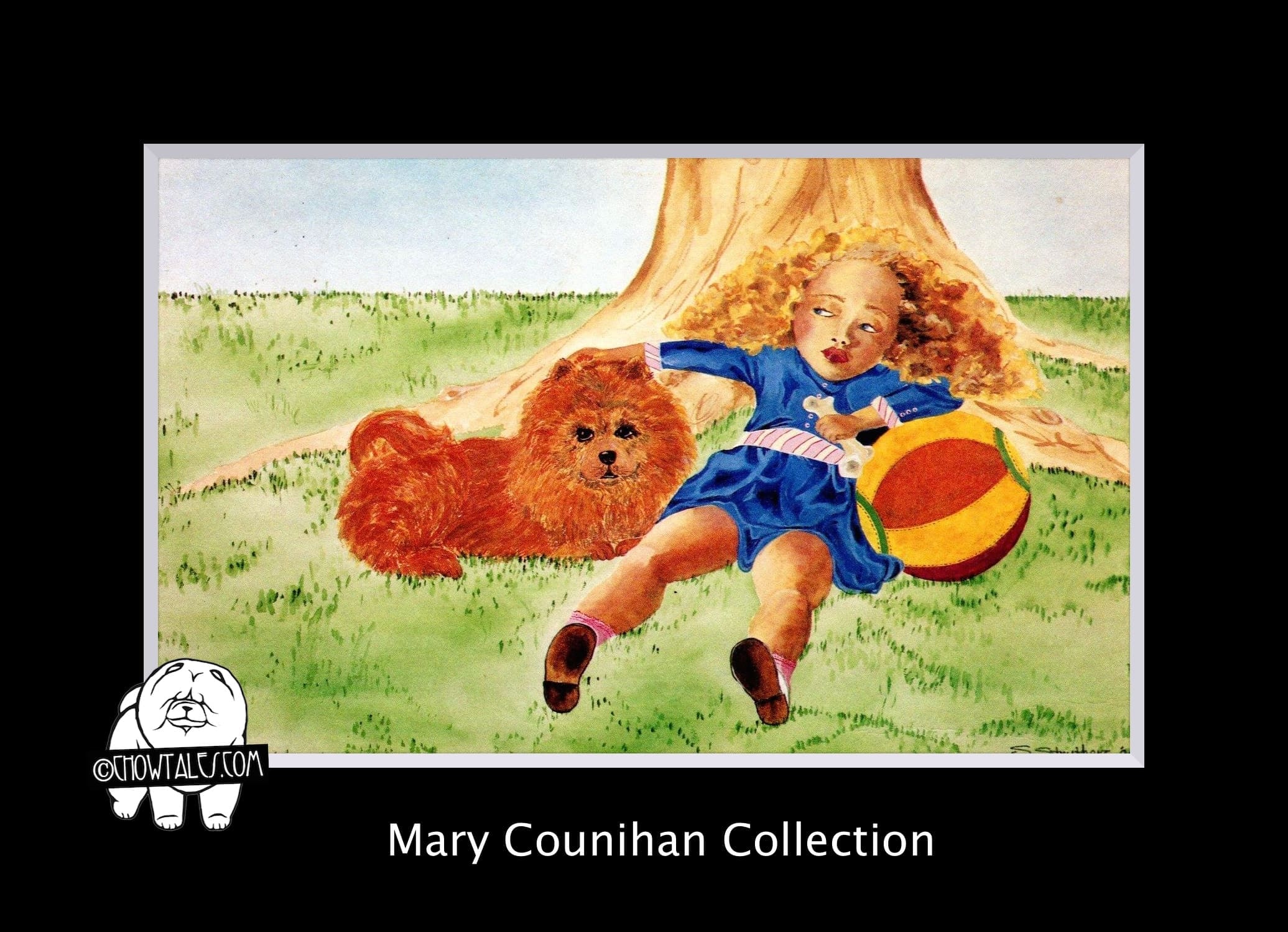 sally struthers chow postcard mary counihan (2 of 2)