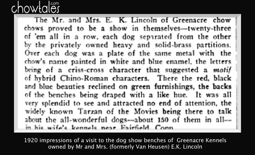 1920 Dogdom Monthly E.K. Lincoln Greenacre Kennel A visit to the kennels