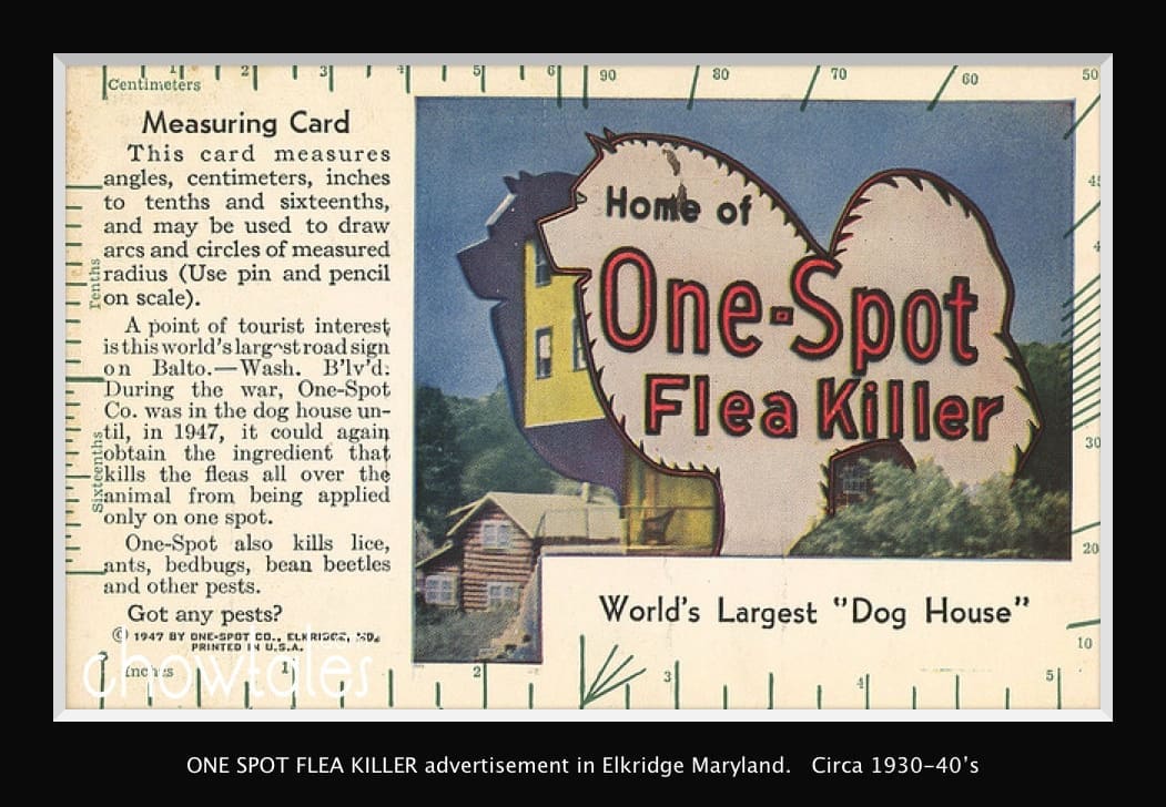 ONE SPOT flea killer postcard Moved to archive