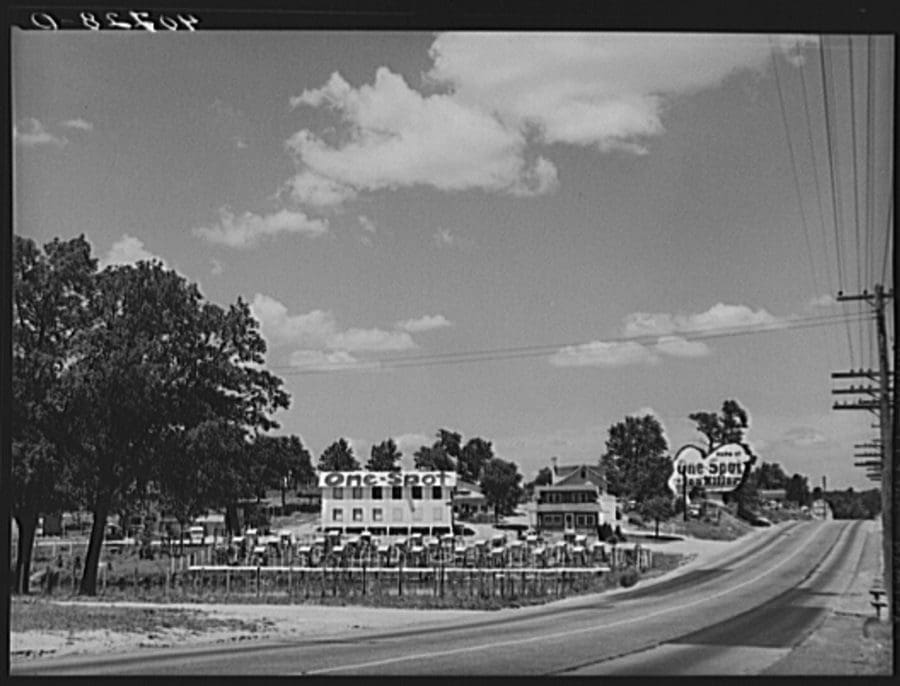 One Spot Town 1940 Library of Congress