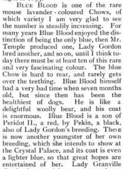 BLUE BLOOD SEPT 18 1897 COUNTRY LIFE