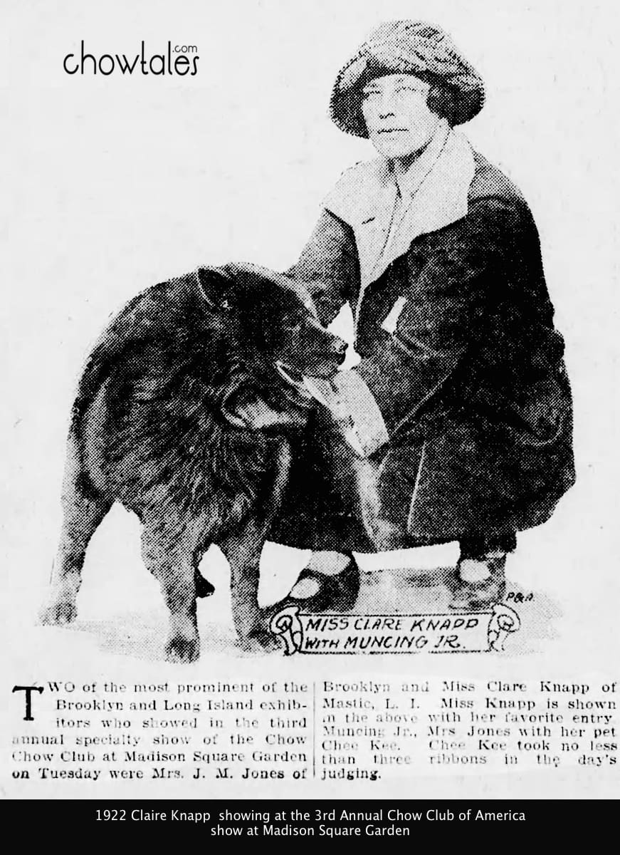 Claire Knapp Penney was to become on of the most respected women in the sport of dogs