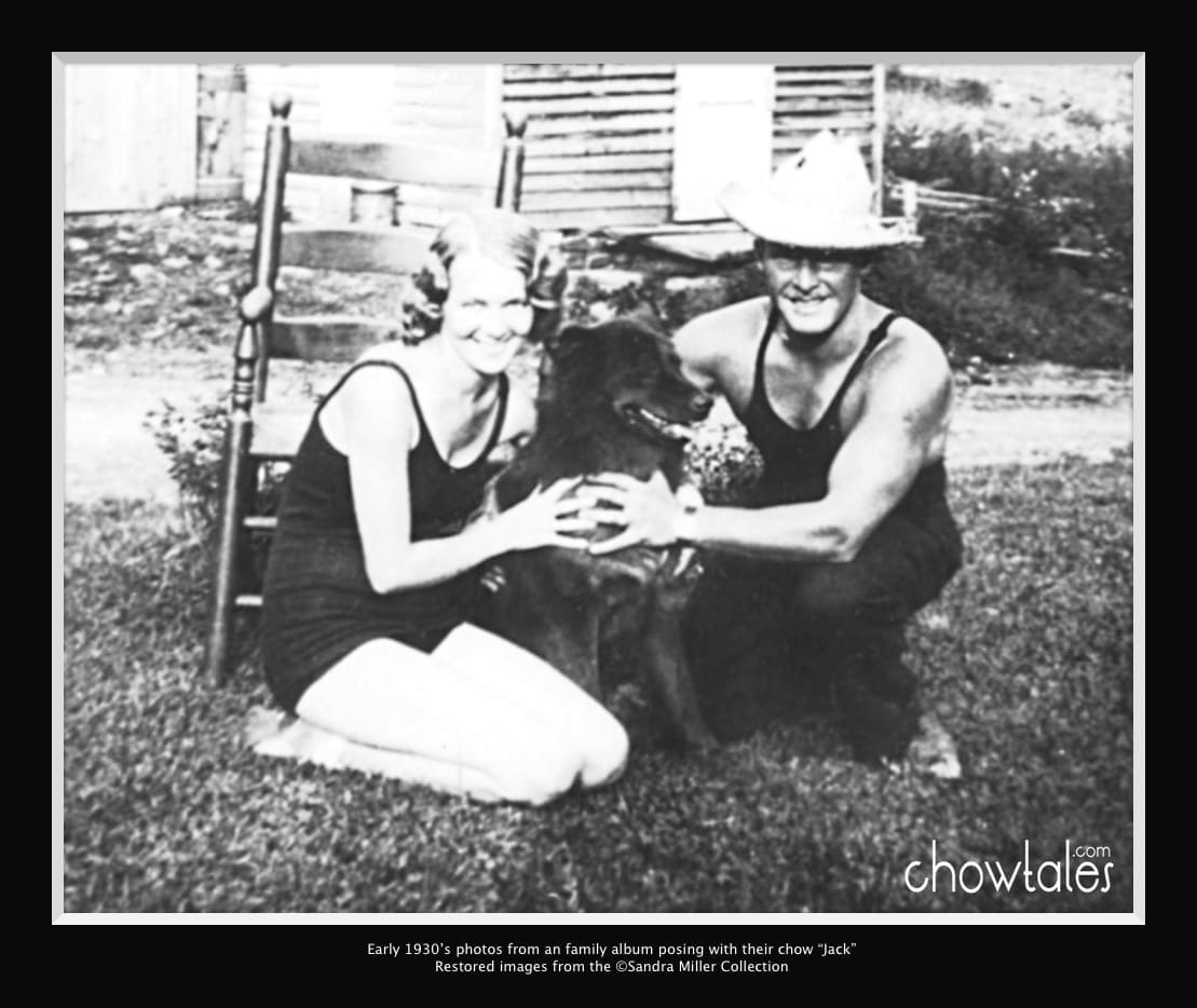 Early 1930's family with their Chow Jack 12016-03-22 (1)